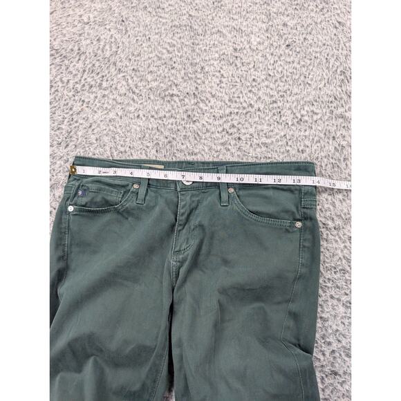 AG Adriano Goldschmied Jeans Womens 25 Green Stevie Slim Straight Ankle Stretch - Picture 6 of 10